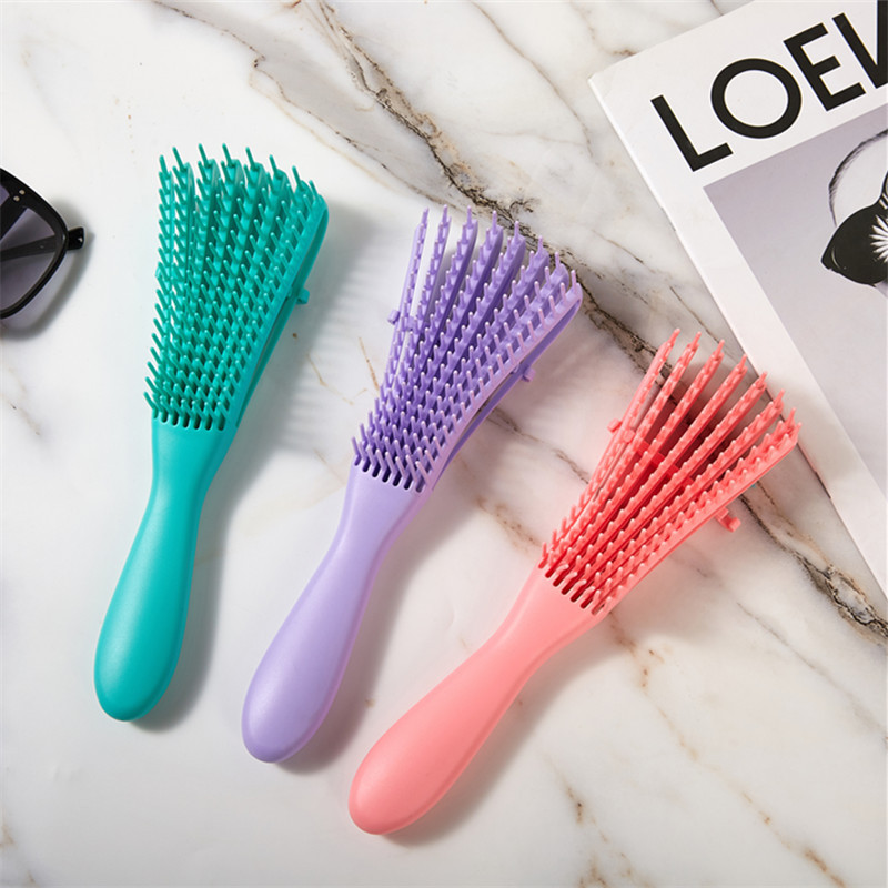 Hair Care For Men - 헤어 브러시 Detangling Brush 두피 마사지
