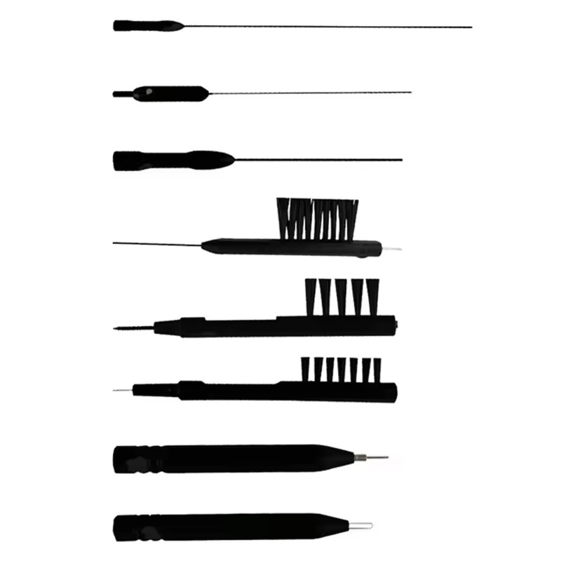 Hair Care Clinic - 8/10PCS 보청기 청소 브러시 ​​키트 나일론