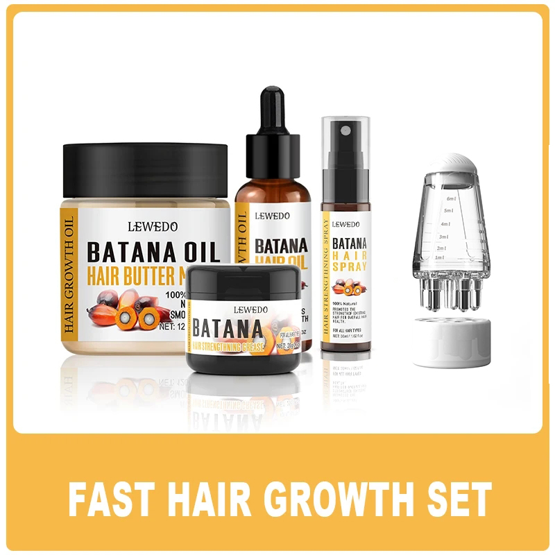 Hair Care Dupes - 레우에도 바타나 오일 헤어 성장 키트