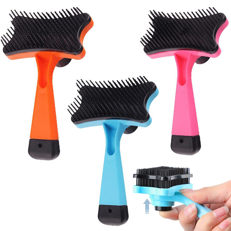 Hair Care Is Self Care - 1pc 셀프 클리닝 애완동물 슬리커 브러쉬