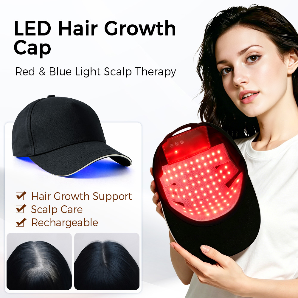 Hair Care Products - LED 헤어 성장 캡 레드 블루