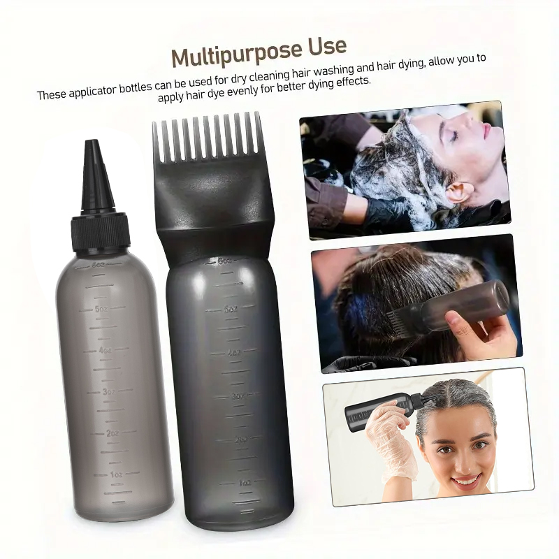 2피스 플라스틱 리필용 스퀴즈 병 및 루트 빗 애플리케 - Hair Care Products 리뷰 및 가격