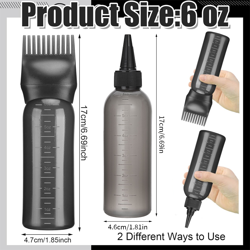 2피스 플라스틱 리필용 스퀴즈 병 및 루트 빗 애플리케 - Hair Care Products 리뷰 및 가격