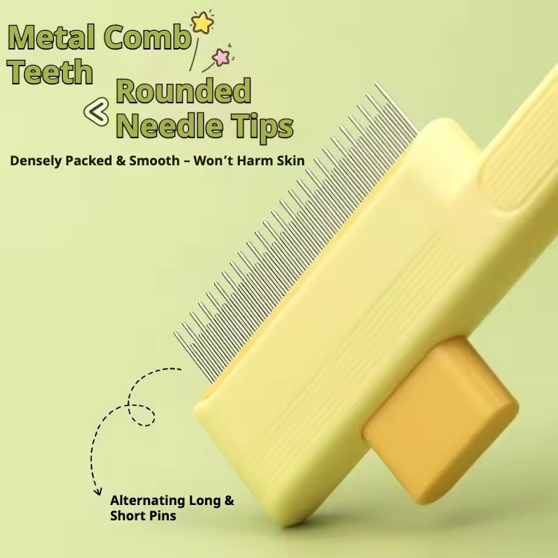 셀프 클리닝 데마팅 빗, 강아지 고양이 털 제거 브러쉬 - Hair Care Is Self Care 리뷰 및 가격