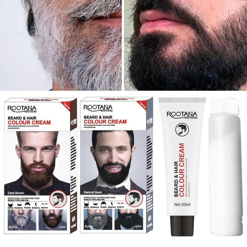 2 개/대 남자 효율적인 수염 검은 염료 색조 크림 콧 - Hair Care For Men 리뷰 및 가격