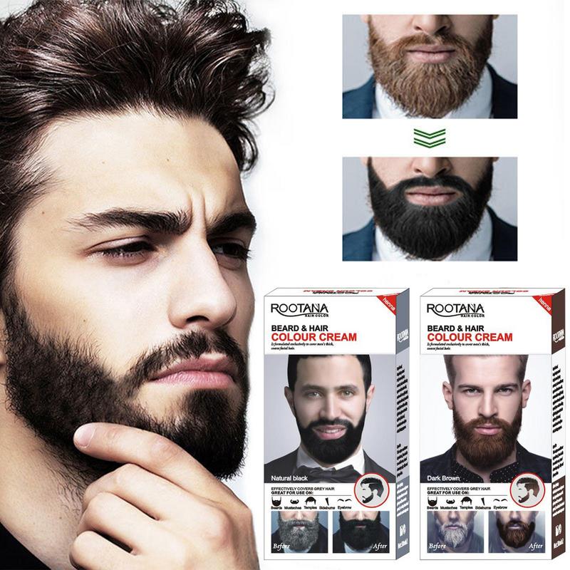 2 개/대 남자 효율적인 수염 검은 염료 색조 크림 콧 - Hair Care For Men 리뷰 및 가격
