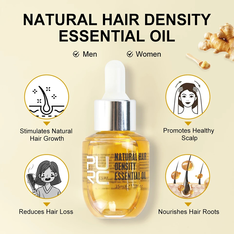 PURC 생강 모발 성장 오일 빠른 탈모 치료 스무딩  - Hair Care Herbal Products 리뷰 및 가격