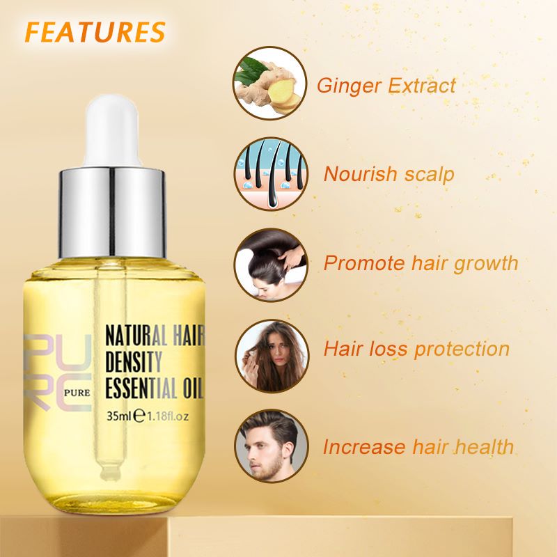 PURC 생강 모발 성장 오일 빠른 탈모 치료 스무딩  - Hair Care Herbal Products 리뷰 및 가격