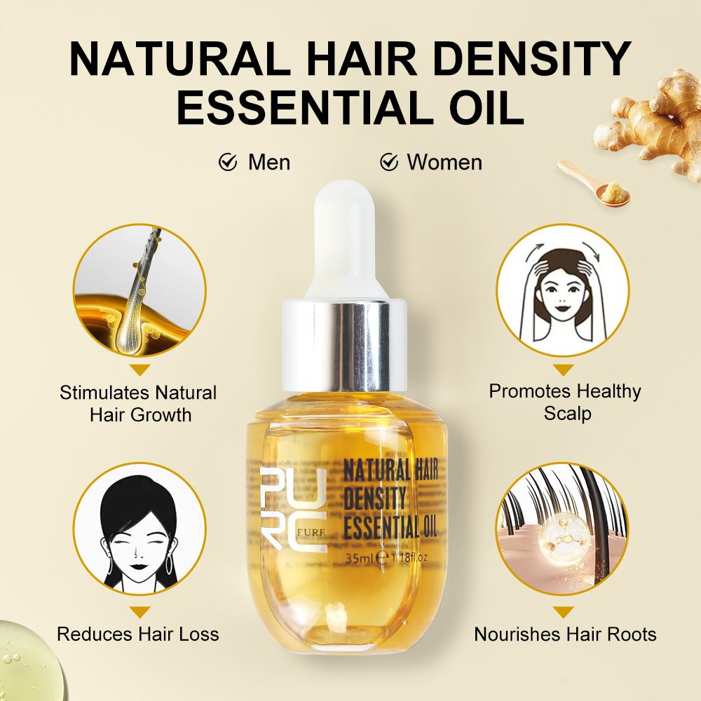 PURC 생강 에센셜 모발 성장 제품 남성용 여성용 빠 - Hair Care Herbal Products 리뷰 및 가격