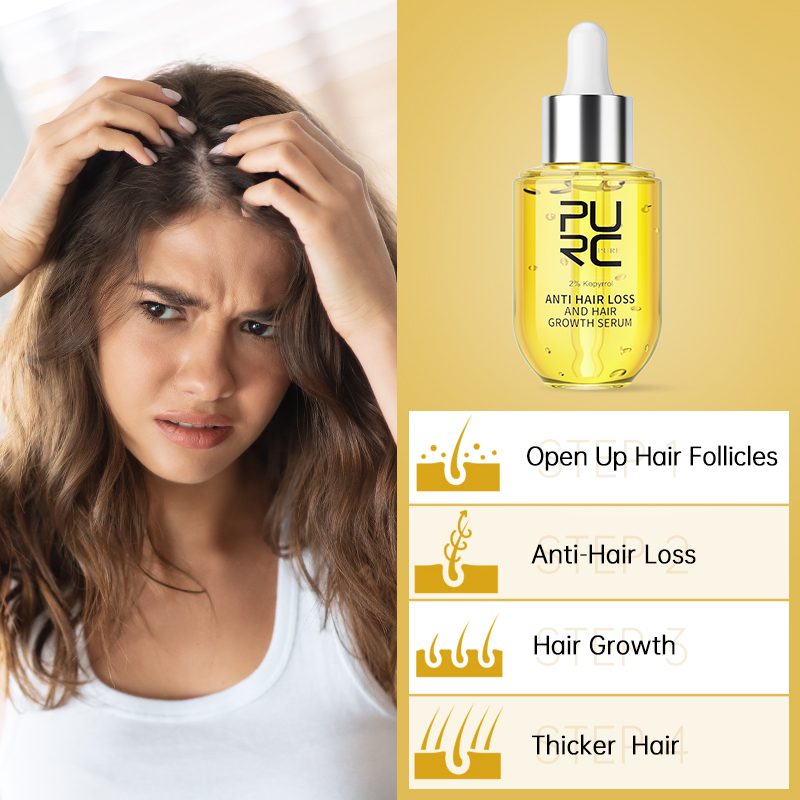 PURC 생강 에센셜 모발 성장 제품 남성용 여성용 빠 - Hair Care Herbal Products 리뷰 및 가격