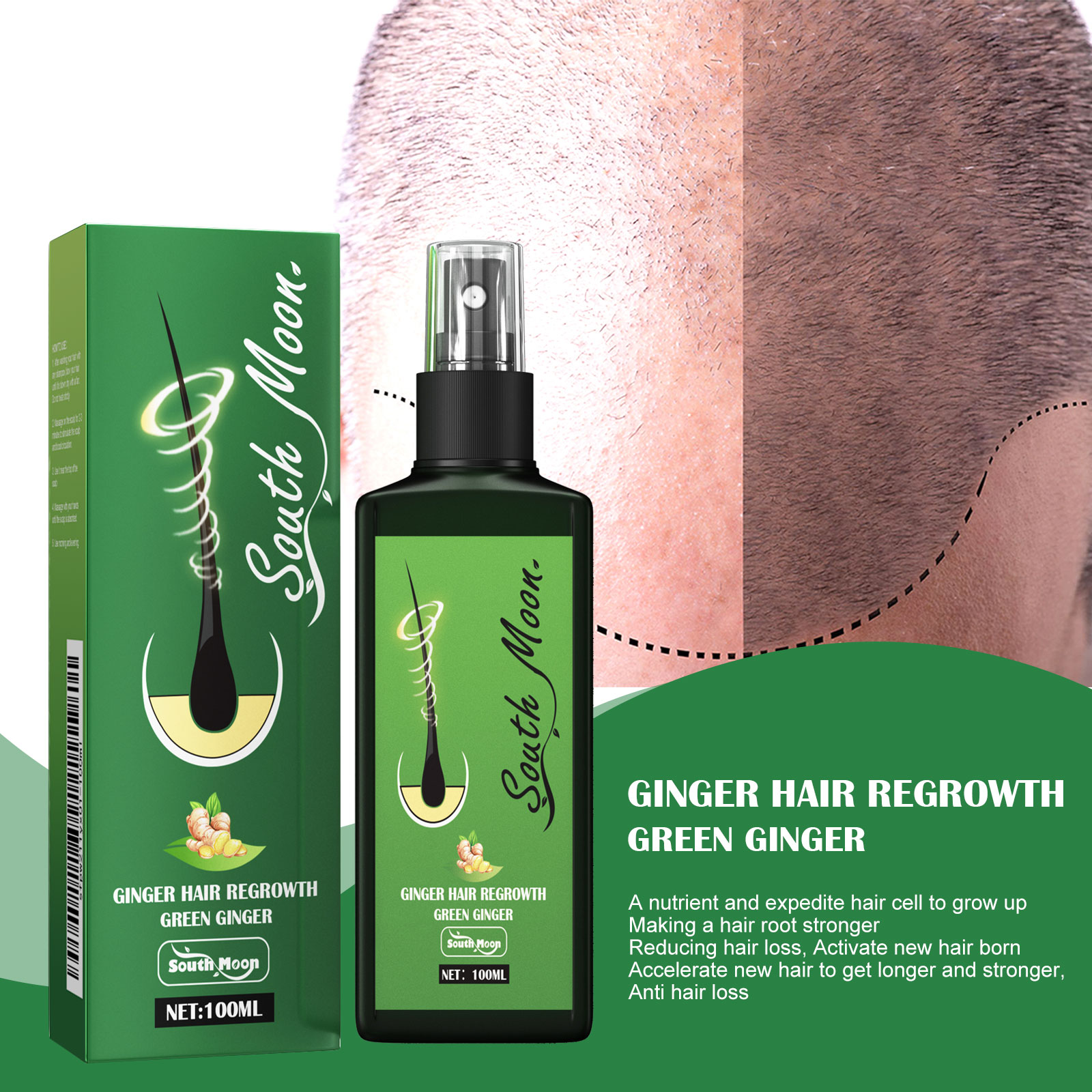생강 헤어 케어 스프레이 모발 성장 촉진 허브 영양 공 - Hair Care Herbal Products 리뷰 및 가격