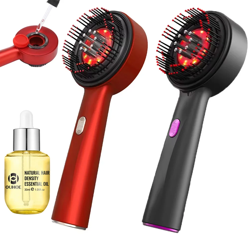 두피 마사지 빗 630nm 적외선 헤드 마사지기 발모  - Hair Growth Serum Oil 리뷰 및 가격
