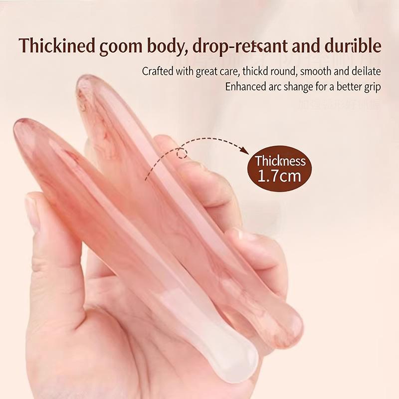 작은 돌고래 모양의 구아샤 마사지 빗, 레진 소재, 바 - Hair Care Is Self Care 리뷰 및 가격