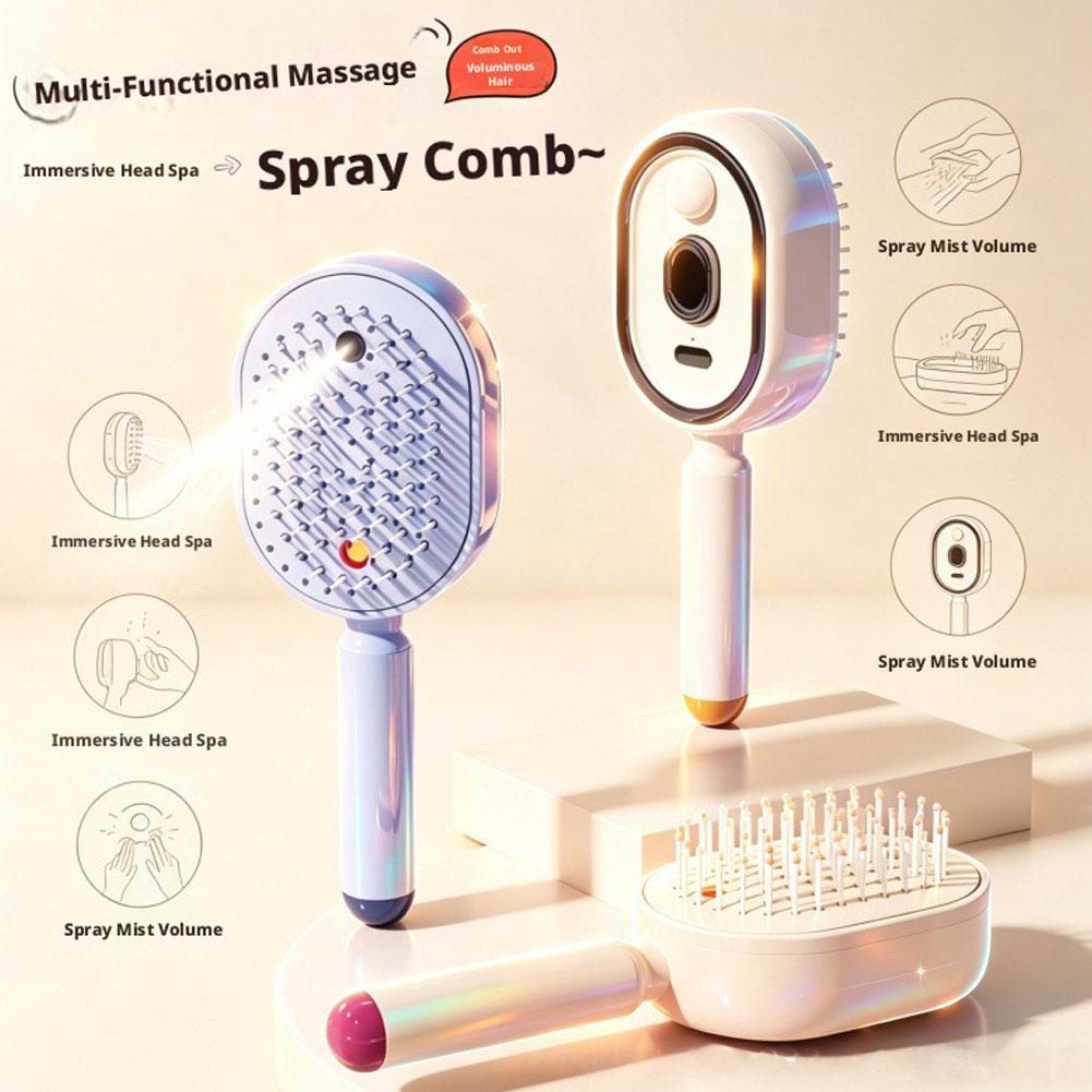 전기 스프레이 빗 세트 (에어백 마사지, 에센셜 오일  - Hair Care Is Self Care 리뷰 및 가격