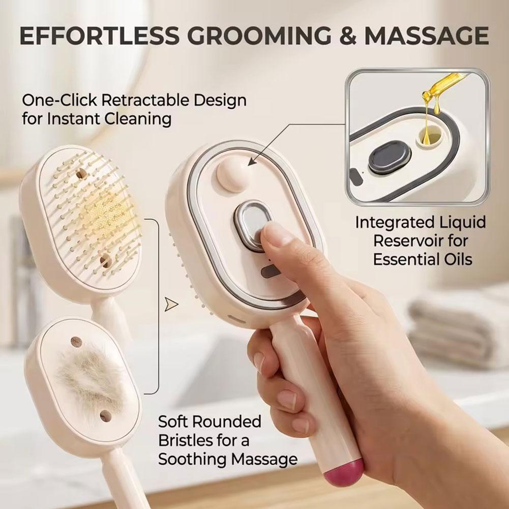 전기 스프레이 빗 세트 (에어백 마사지, 에센셜 오일  - Hair Care Is Self Care 리뷰 및 가격
