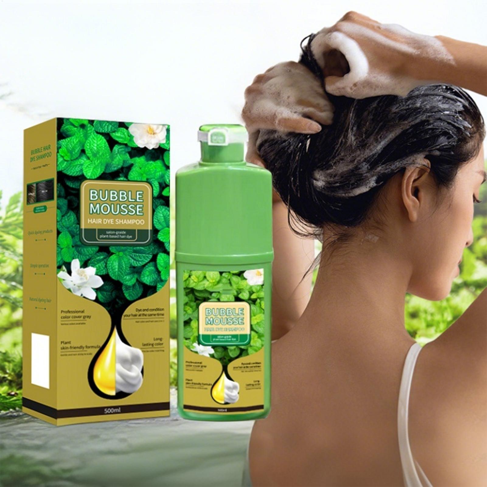 천연 식물 허브 머리 염색 샴푸 5 분 머리 색깔 변경 - Hair Care Herbal Products 리뷰 및 가격