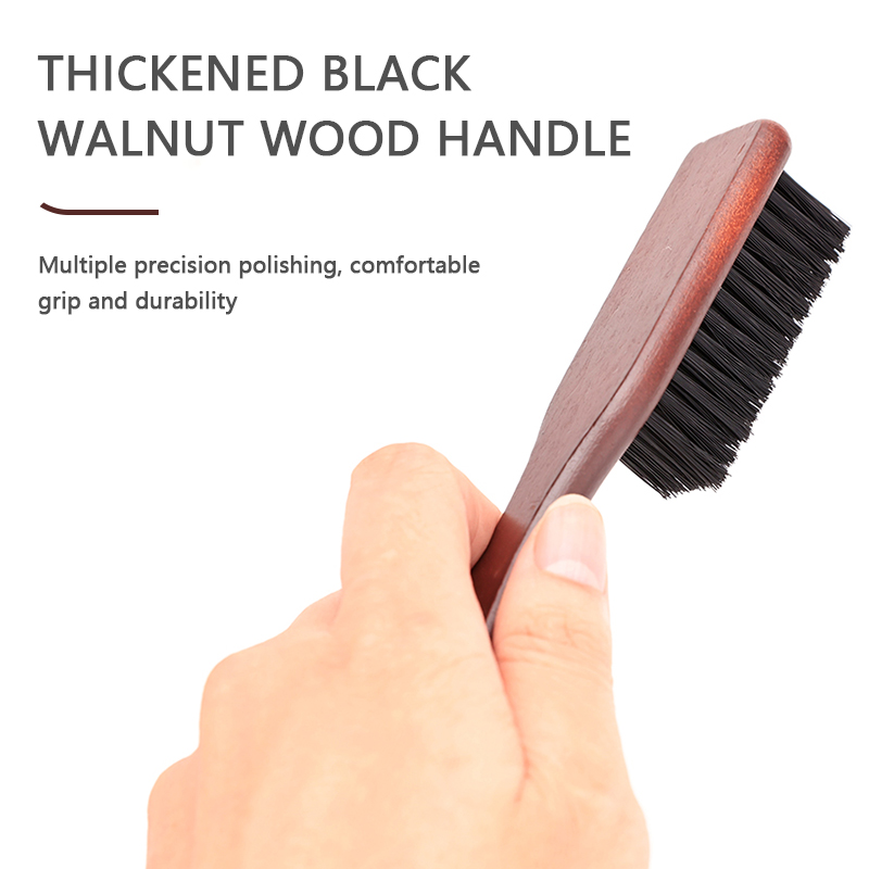 이발사 전문 나무 손잡이 멧돼지 강모 청소 브러시, 부 - Hair Care Products 리뷰 및 가격