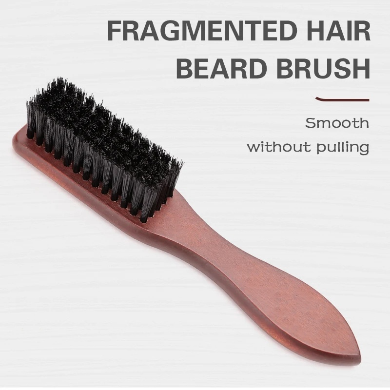 이발사 전문 나무 손잡이 멧돼지 강모 청소 브러시, 부 - Hair Care Products 리뷰 및 가격