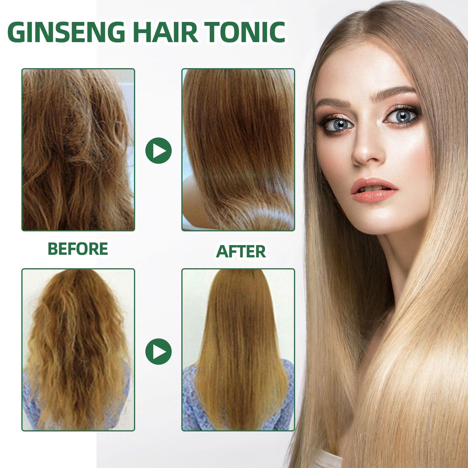 천연 허브 인삼 헤어 케어 스프레이 모발에 수분을 공급 - Hair Care Herbal Products 리뷰 및 가격
