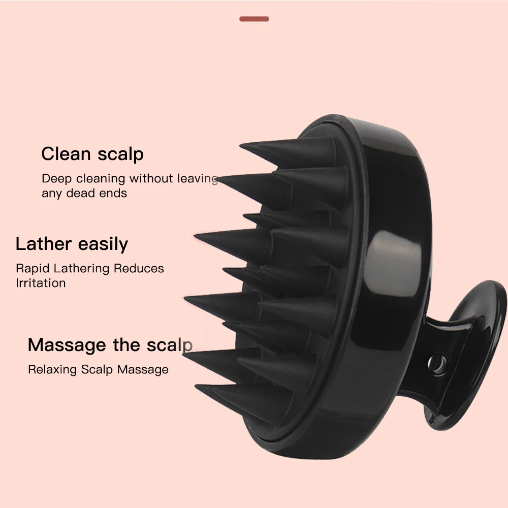 실리콘 헤드 두피 마사지 빗 헤어 세척 브러쉬 부드러운 - Hair Care Products 리뷰 및 가격