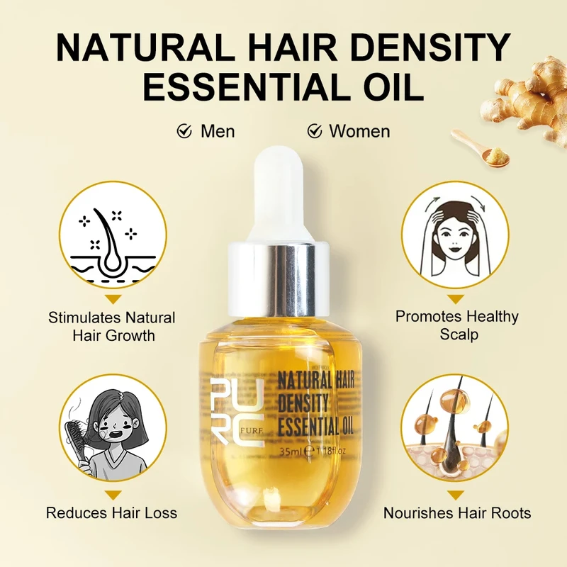 PURC 남녀공용 모발 성장 제품, 생강 헤어 오일,  - Hair Care Herbal Products 리뷰 및 가격