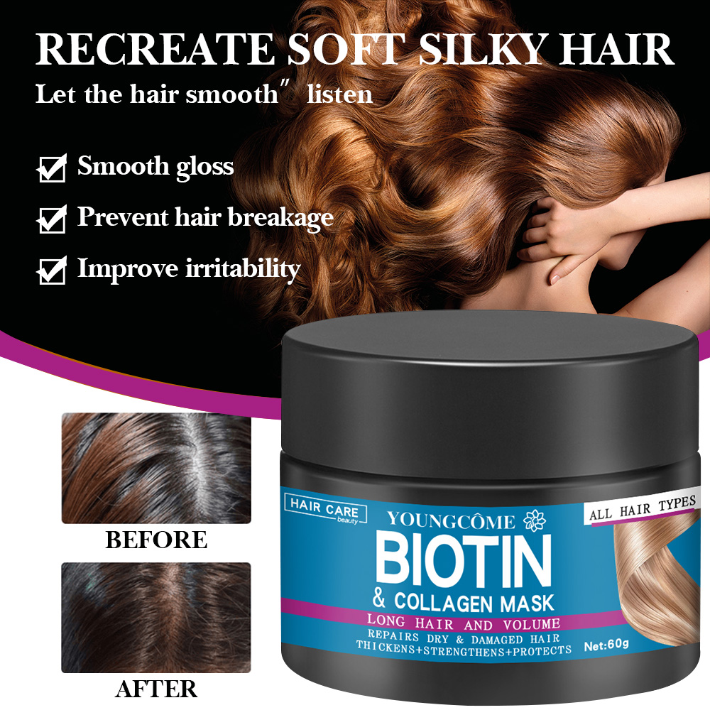 헤어 리페어 헤어 마스크 비오틴 콜라겐 케라틴 트리트먼 - Hair Care Dupes 리뷰 및 가격
