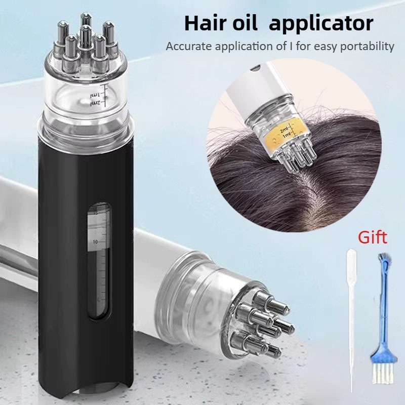 헤어 오일 도포기 두피 마사지 빗, 액체 주입 미니 빗 - Hair Care Oil 리뷰 및 가격