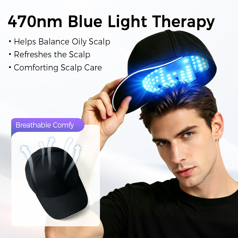 LED 헤어 성장 캡 레드 블루 라이트 테라피 모자 6 - Hair Care Products 리뷰 및 가격